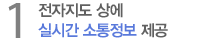 1. 전자지도 상에 실시간 소통정보 제공